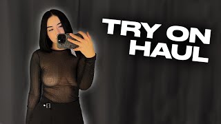 4K Transparent Try On Haul  Get Ready With Evi 2024 [upl. by Tildie646]