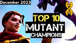 MCOC Top 10 Mutant Champions December 2023  Marvel Contest of Champions  Best Champions [upl. by Osana]