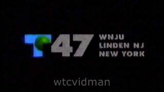 WNJU 1993 Telemundo Channel 47 Station IDs [upl. by Grunberg763]