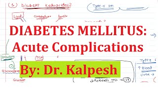 Diabetes Mellitus Acute Complications [upl. by Akimat]