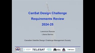 2024 11 09 CanSat KickOff [upl. by Llorrad907]