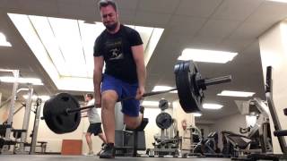 325 lbs Bugenhagen Squat aka Jefferson Bulgarian Split Squat Each Leg [upl. by Deeraf67]