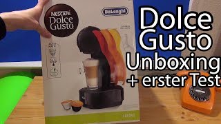 DeLonghi Nescafé Dolce Gusto Colors Unboxing  Test [upl. by Maryjane510]