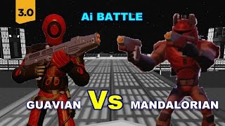 Disney Infinity 30 Ai Battles Guavians v Mandalorians [upl. by Emmerich]