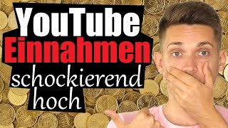 YouTube Einnahmen mit 5000 Abonnenten – ich zeige dir mein komplettes Gehalt kleiner YouTuber [upl. by Yrocaj]