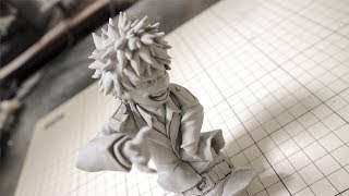 （Boku no Hero Academia）【ヒロアカ】爆豪勝己のフィギュア作ってみた  sculpting making figure Bakugou katuki [upl. by Kohn]