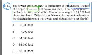 CBEST MATH 14  Estimating 3  GOHmathcom [upl. by Nanine]