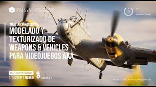 Portfolio Reel Máster Avanzado en Modelado y Texturizado de Weapons amp Vehicles AAA para Videojuegos [upl. by Wende]