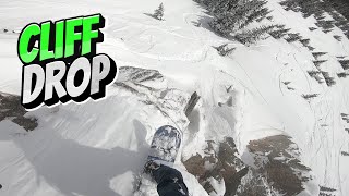 Gafney Cliff Snowboard POV  Berthoud Pass Colorado [upl. by Waddell]