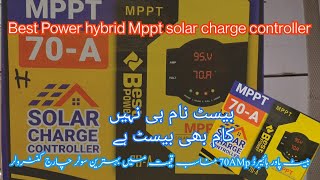 best power Hybrid 70AMP Mppt charge controller price and review 2024  Hybrid Mppt [upl. by Arita53]