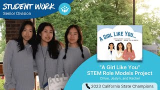 The GIRLS IN STEM project San Diego County addresses the gendergap [upl. by Ahsaek]