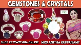 Authentic Gemstone  Crystals Collection at Viha  Gem Stones at Viha  Anitha Kuppusamy Viha [upl. by Hurst]