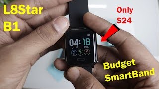 L8STAR Smart Band B1 Unboxing amp Review  Best Budget Fitness Smart Band  Heart Rate BP Oxygen [upl. by Akeim]