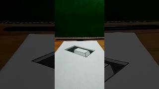 Easy and unique 3d illusion Drawing 😍  voice by Mrroshan3dart shorts illusion viral [upl. by Vocaay776]