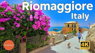 Riomaggiore Cinque Terre  Italy Walking Tour 4K 60fps ©️Voyatours [upl. by Evelyn]