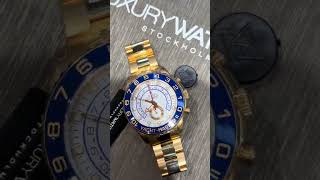 Yacht Master full yellow gold watches watch rolexwatch luxurywatch [upl. by Ailadi91]