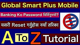 Mobile Banking Forgot Password  Global Smart Plus Mobile Banking  Mobile Banking Password Reset [upl. by Martica]