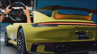 Logitech G29 Porsche 911 Legacy  The Crew MotorFest PlayStation 5 4K [upl. by Gnivre]