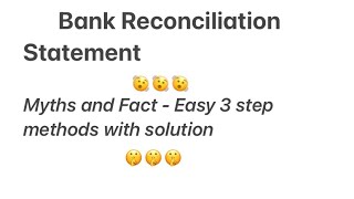 Bank Reconciliation Statement  BRS  cash book  pass book  cb  pb  example  solution [upl. by Nylissej]