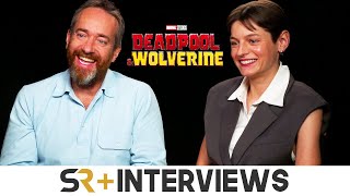 Deadpool amp Wolverine Stars Emma Corrin amp Matthew Macfadyen On The MCU The TVA And Charles Xavier [upl. by Akemed]