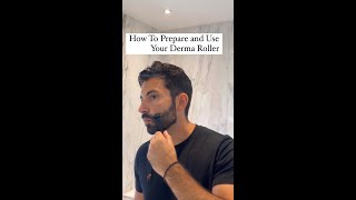 How to properly use a beard roller to help stimulate beard growth [upl. by Eardna]