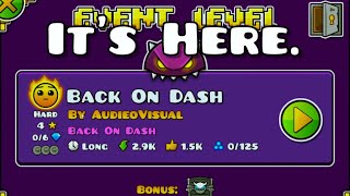 The First Event Level is FINALLY Here  Geometry Dash [upl. by Laband]