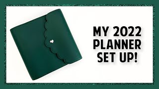 My 2022 Planner Set Up  Aura Estelle Gemstone Cloud [upl. by Aneekat]