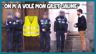 Demander un gilet jaune aux policiers  Défi Prank  Les Inachevés [upl. by Eedyak]