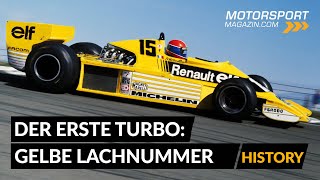 Erster Formel 1 Turbo Gelbe Teekanne von Renault [upl. by Armanda]