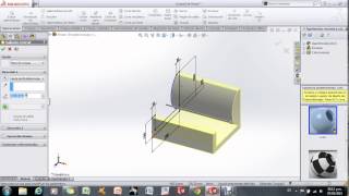 RESSALTO POR BASE LIMITE SOLIDWORKS  ALLAN ASSAD [upl. by Aneala]