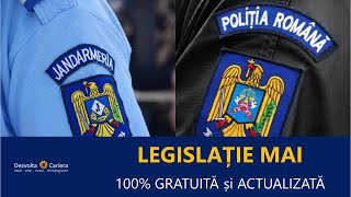 Legislație 100 GRATUITĂ și actualizată pentru admitere MAI și încadrări directe din sursă externă [upl. by Maxi748]