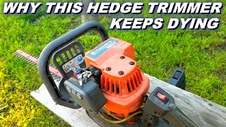 Why this hedge trimmer wont stay running [upl. by Celestia]