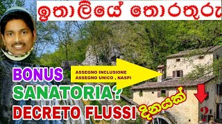 DECRETO FLUSSI  SANATORIA  BONUS Saman Perera [upl. by Karlee428]