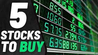 🚨 5 nonFAANG Stocks to BUY buy targets included [upl. by Uolyram]