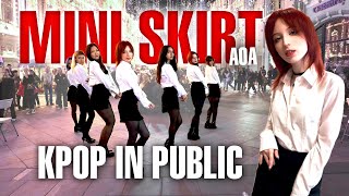 KPOP IN PUBLIC ONE TAKE AOA  짧은 치마 Miniskirt  Dance cover by 3to1 [upl. by Ahsim]