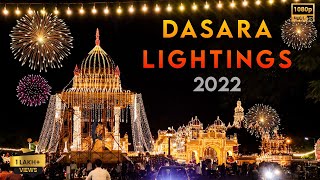 Dasara Lightings 2022  Mysore Dasara illumination  Mysore Dasara  Mysore Tourism [upl. by Pam450]