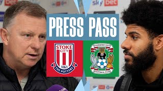 Mark Robins and Ellis Simms discuss Coventry Citys win against Stoke City 🎙️ [upl. by Annaor]