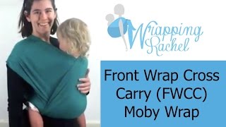 Front Wrap Cross Carry FWCC with a Moby Wrap [upl. by Svensen]