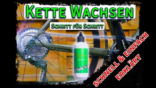 Kette wachsen  Schnell amp Einfach Optimize Kettenwachs [upl. by Edylc]