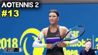 Azarenka vs Ostapenko  AO TENNIS 2 Simulation Gameplay 13 wCommentary [upl. by Rafaelle277]