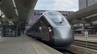 Norwegian Trains at Oslo Central station and Tøyen station Part 1 Vy Flytoget and SJNord [upl. by Annahsat]