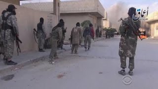 ISIS continues takeover of Syrian border town [upl. by Ninnette590]