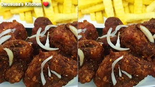 How to prepare tastiest CHOFI evermake Ghanas street style authentic spicy tsofishito turkey tail [upl. by Saideman931]