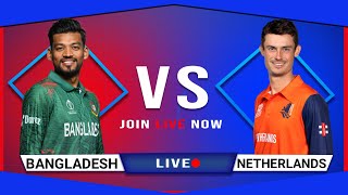 🔴LIVE BAN vs NED 27th Match Group D ICC Mens T20 World Cup 2024 [upl. by Nosredneh]