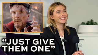 Elizabeth Olsens advice for actors joining the MCU [upl. by Nonnaihr]