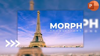 How to Create a Stunning Presentation Slide Using MORPH Transition 2024 ppt [upl. by Rego]