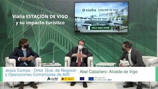 Vialia ESTACIÓN DE VIGO y su impacto turístico  Mesa Redonda Fitur 2021 [upl. by Ahsinod705]