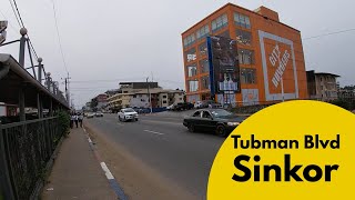 Monrovia Liberia 2022 New Constructed Buildings on 16th Street Sinkor [upl. by Quincy]