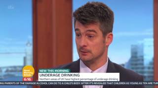 Binge Drinking At An Early Age  Tom Smith  Good Morning Britain [upl. by Duj]