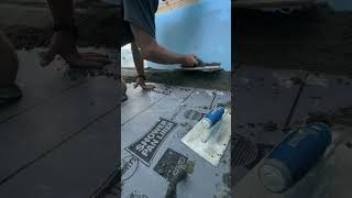 Shower floor pro methods tile bathroomdesign diy construção construction [upl. by Delmor]